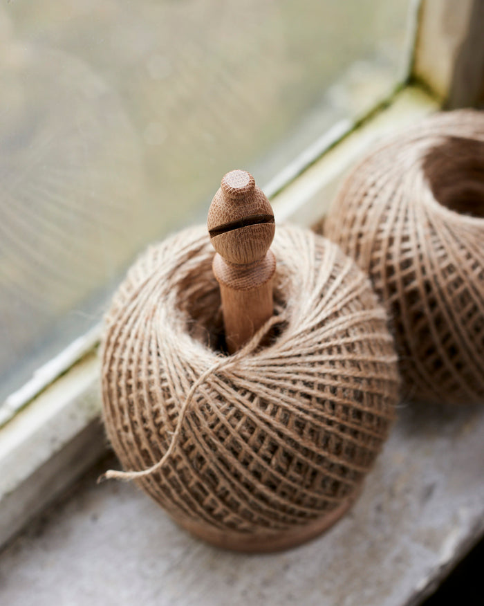 500g Garden twine ball on Bishop oak stand