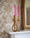 gold monkey candelabra