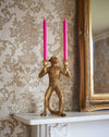 gold monkey candelabra