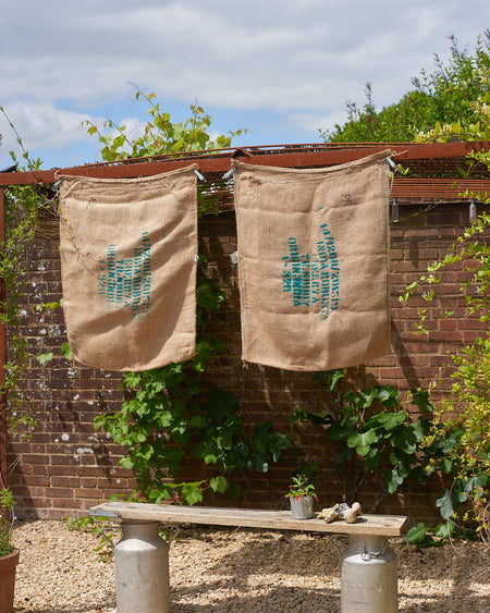 recycled coffee sacks