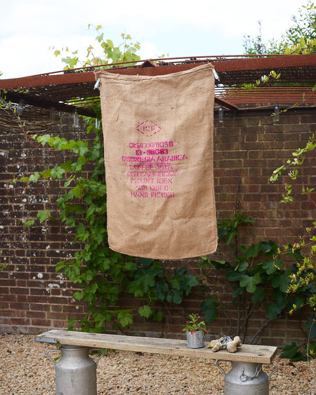 recycled coffe sacks