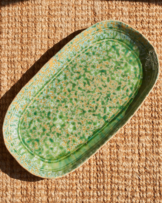 Milani ceramic serving plate