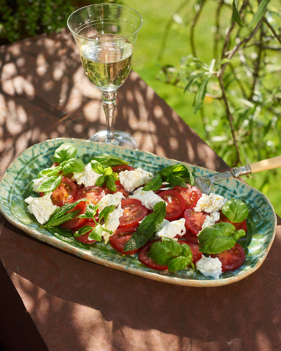 Milani ceramic serving plate