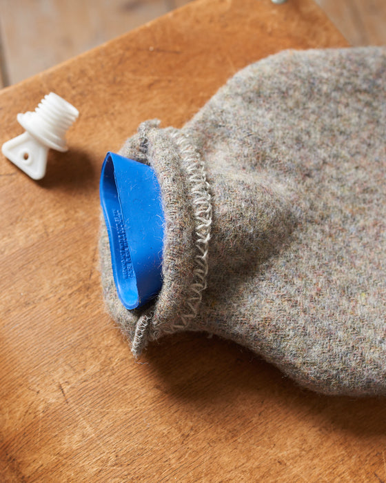 recycled wool water bottles  with a blanket stitch 