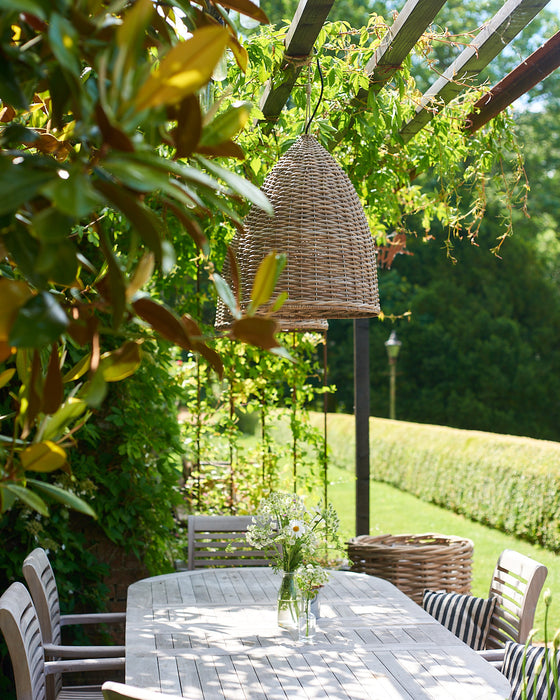 natural RATTAN LAMPSHADE