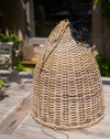 natural RATTAN LAMPSHADE withcable and string