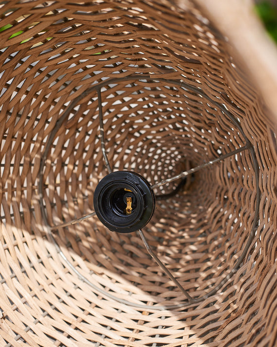 natural RATTAN LAMPSHADE with e27 fixing