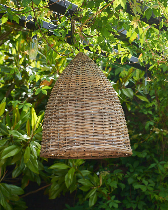 natural RATTAN LAMPSHADE