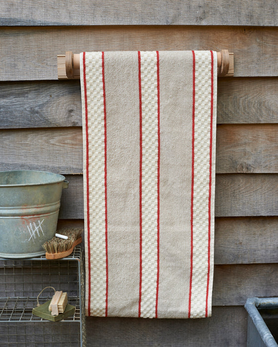 Striped traditional cotton roller towel