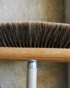 Finest quality oak broom head - in split horsehair