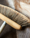 Finest quality oak broom head - in split horsehair