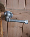 Industrial 3/4 inch metal loo roll holder - Galvanised steel