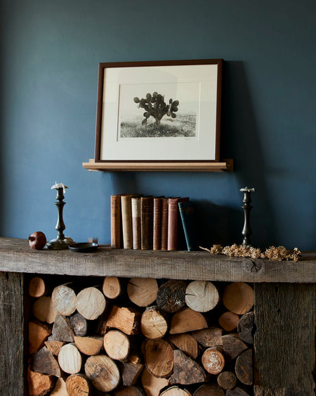 Oak picture ledge
