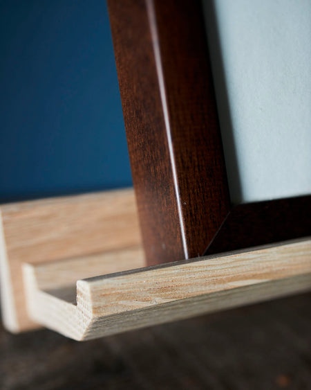 Oak picture ledge