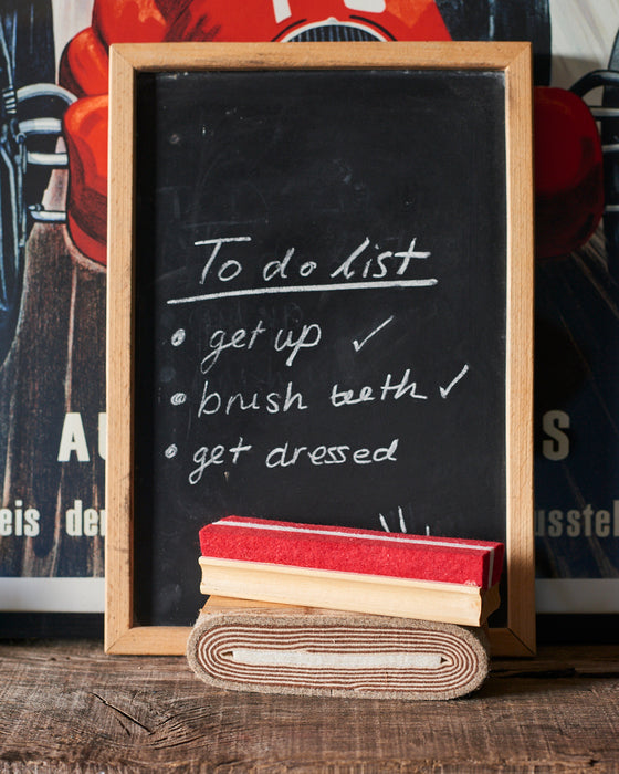 Traditional felt blackboard dusters - Brown/Red