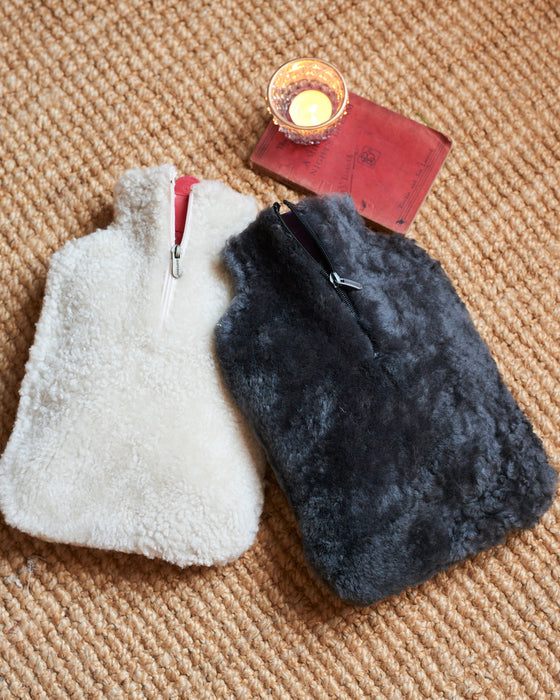 Cosy 100% Swedish sheepskin Hot Water Bottle Cover