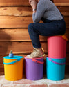 Brightly Coloured Japanese Utility storage buckets