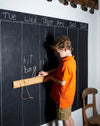Large Laminated blackboard/ fabric protractor with handle