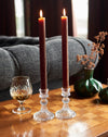 Glass Candlestick - Harlequin