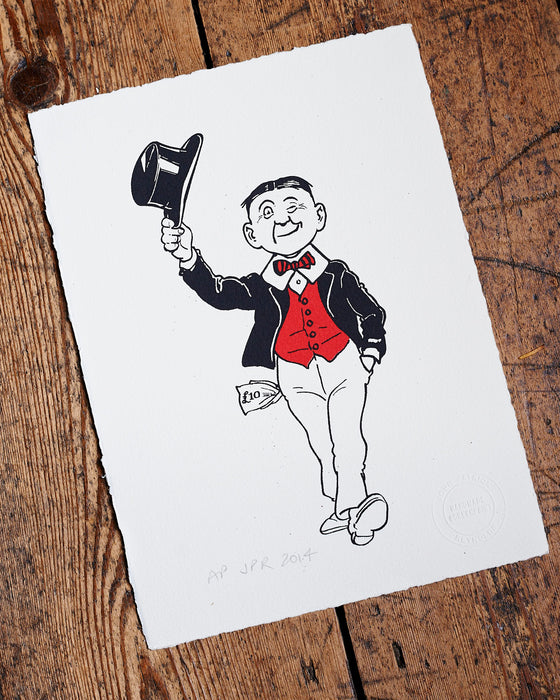 Dennis The Menace hand printed in the UK limited edition screen prints