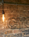 3D Galvanised Metal wire Cycle signs - Cycle