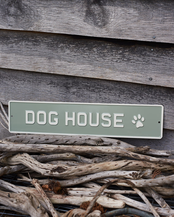 Dog house metal signs