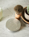 Luxury shaving brush- Badger bristle mounted in beechwood