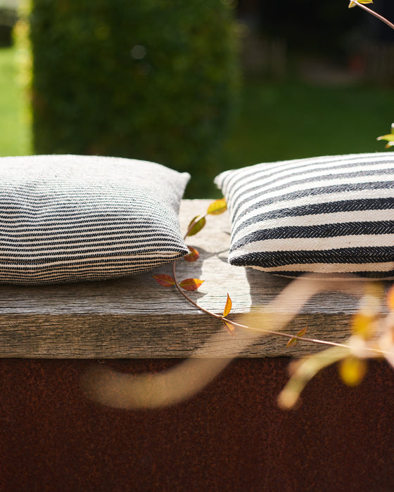 Striped Canvas outdoor scatter cushions