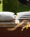 Striped Canvas outdoor scatter cushions