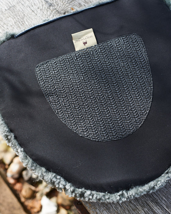 luxurious padded wool seat cushion
