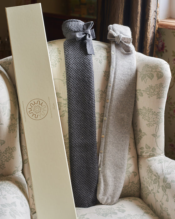 Cashmere & Merino blend long YuYu hot water bottle in Gift box