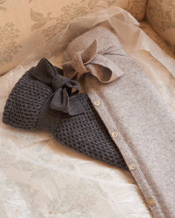 Cashmere & Merino blend long YuYu hot water bottle in Gift box