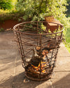 Bespoke twisted metal brazier