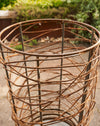 Bespoke twisted metal brazier