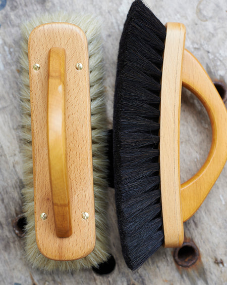 Finest Quality horse hair shoe shining brush